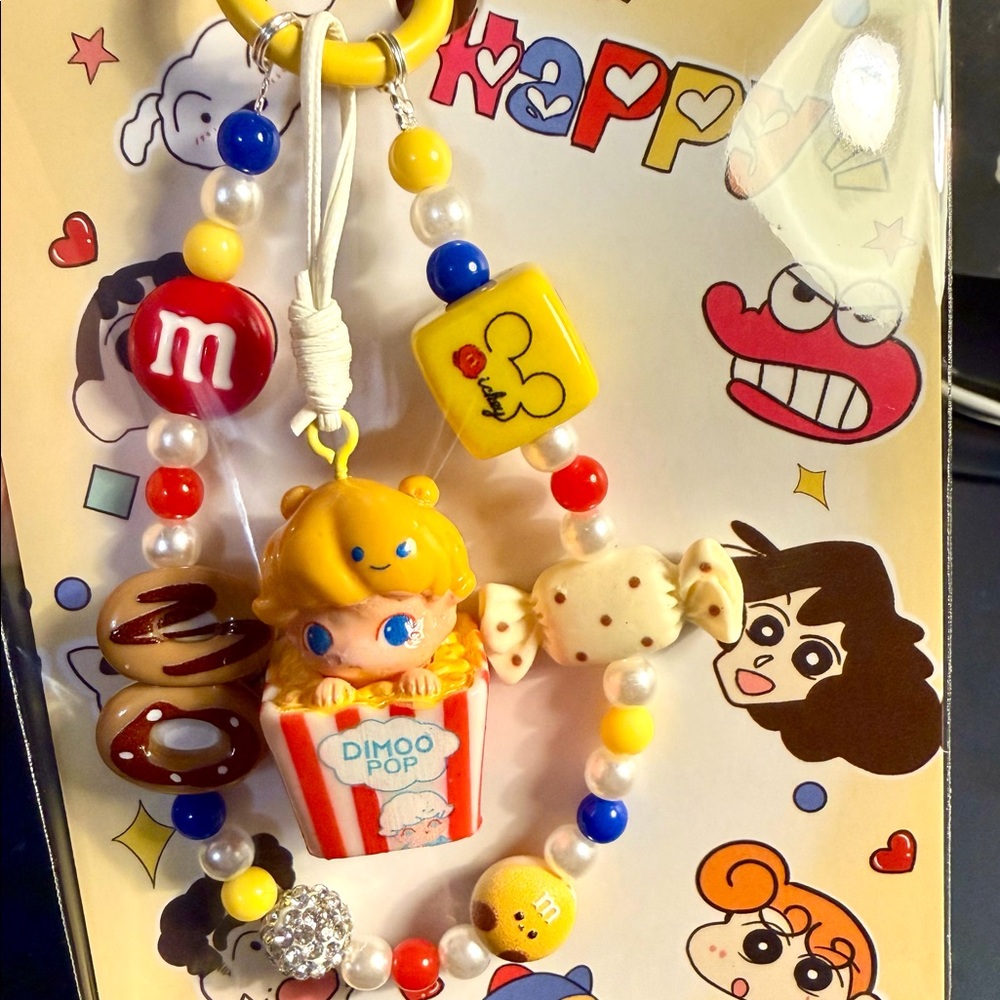 Dimoo inspired food miniature Phone charm